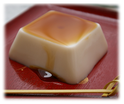 もと煉り 黒蜜がけ